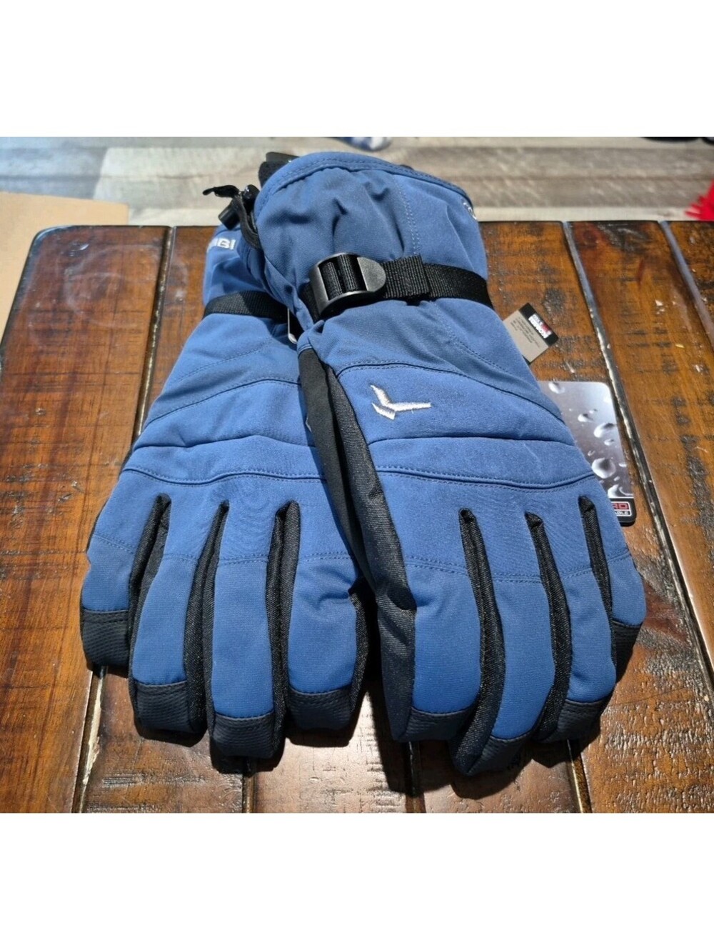 Kombi Storm Cuff Gloves - Men's - Large Blue / Black New Ski Snow Snowboard